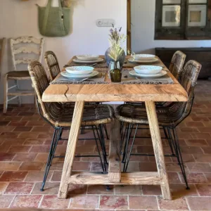 BEGUR RUSTIC OLD OAK TABLE