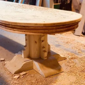 CASTLE TABLETHE CASTLE PINE TABLE TWO-TONE