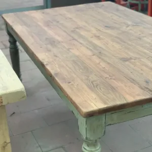 SANT GERVASI PINE TABLE TWO-COLOR