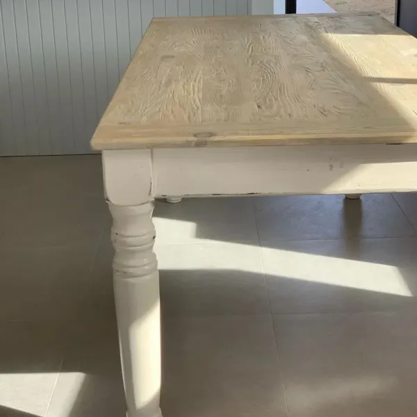 VILOPRIU PINE TABLE OFF WHITE