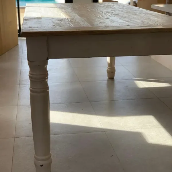 VILOPRIU PINE TABLE OFF WHITE