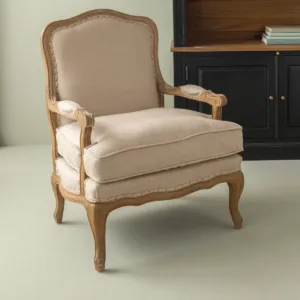 BUTACA FRANCESA “AVIGNON” LINO NATURAL